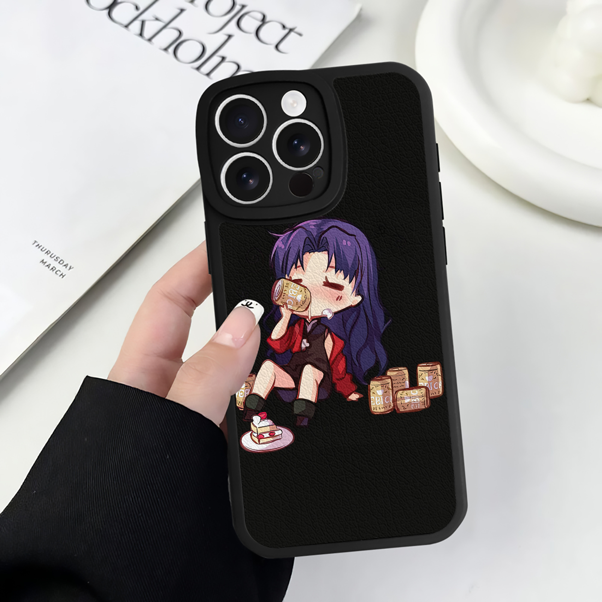 （画像用） EVA 新世紀エヴァンゲリオン 【iPhone 16シリーズ対応】シリコンスマホケース（レザー調） 材質：シリコン